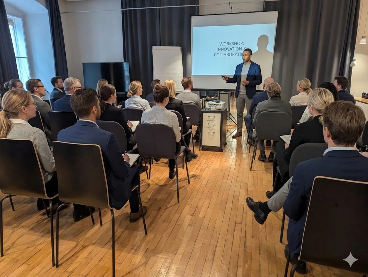 Workshop im großen Studioraum von Studio 1010
